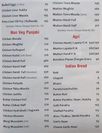 Harish Kitchen menu 