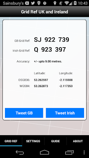 Grid Ref UK and Ireland