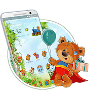 Cute Teddy Garden Theme  Icon