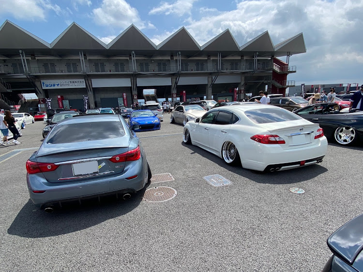 スカイラインのINFINITI G25・A-MESSE 2022・富士スピードウェイ・9月もよろしくお願いしますに関するカスタム事例の投稿画像20枚目