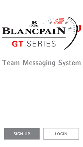 Blancpain GT Series Messaging