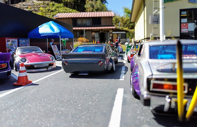 スカイラインの街道レーサー・プラモデル・卓上☆麗心愚・突然お祭りin埼玉プチソアラ祭りに関するカスタム事例の投稿画像4枚目