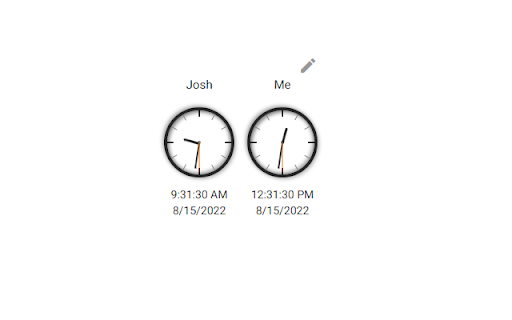 Timezone Clocks