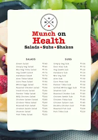 Munch On Health menu 1