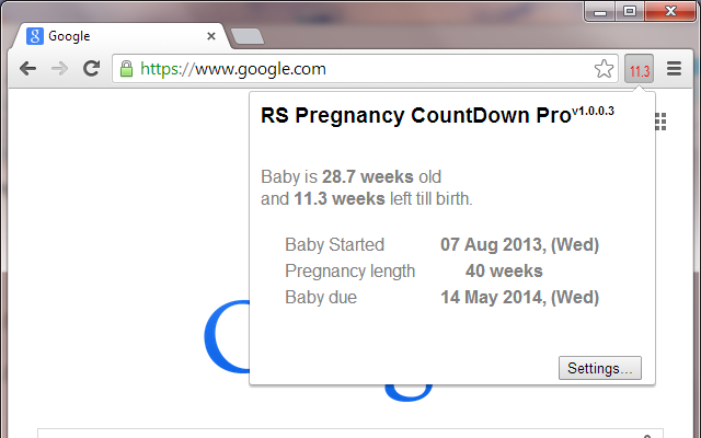 RS Pregnancy CountDown Pro Preview image 0