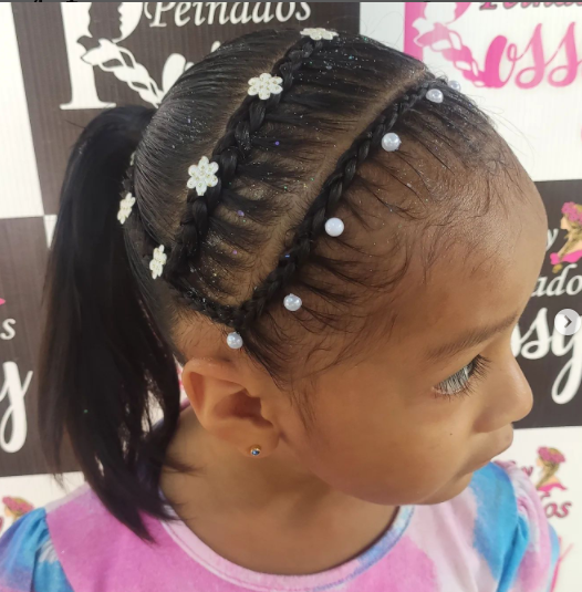 cornrow braided hair 