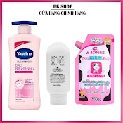 [Chính Hãng] Dưỡng Thể Vaseline , Kem Dưỡng Snow White Secret Key, Muối Tẩy Da Chết