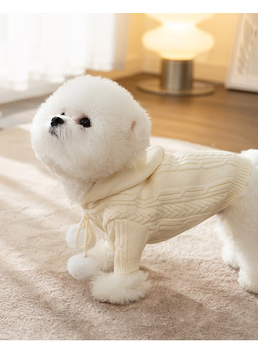 Title 9, Cat Fur Ball Sweater for Teddy Dogs, Two Feet, ...