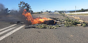 File photo of the protests in Plettenberg Bay.