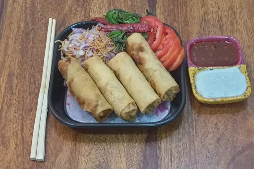 Spring Roll Fresh & Crispy Roll Sticks [4 Pieces, Serves 1]