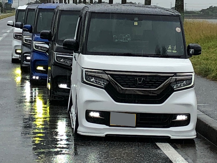 Nボックスカスタムのオフ会・大雨に気をつけて！・お盆休み最終日・千葉フォルニア・海ほたるに関するカスタム事例の投稿画像12枚目
