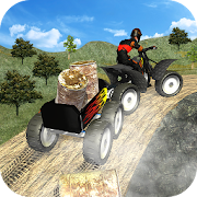 Quad ATV Rider: Extreme Off-Road Cargo Transport  Icon