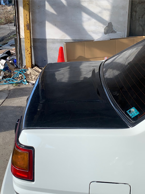 スプリンタートレノのトランク交換・カーボンに関するカスタム事例の投稿画像2枚目