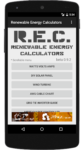 Renewable Energy Calculators