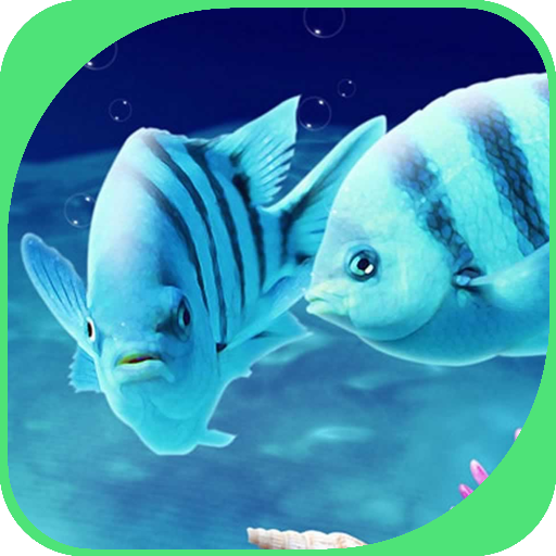 Angry Blue Fish in Deep Ocean 個人化 App LOGO-APP開箱王