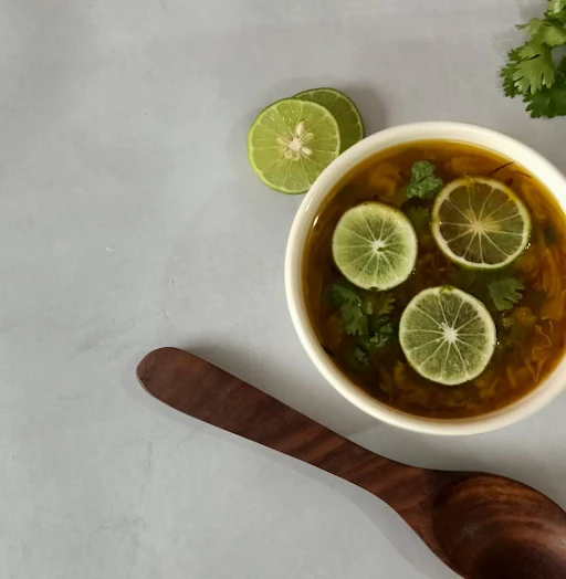 Egg Coriander Lemon Soup