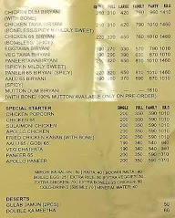 Hyderabad Xpress menu 3