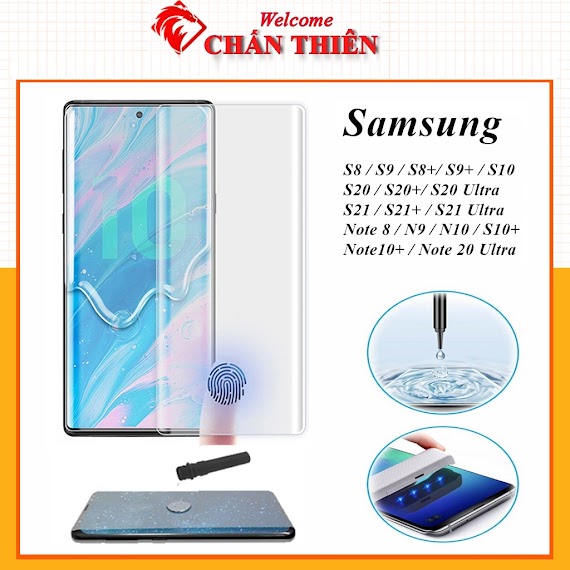 Cường Lực Samsung S22 S20 Plus S20 Ultra S10+ S8+ S9+ Note 8 Note 9 Note 10 Note 10+ Note 20 S21+ S21 S10 5G Màn Uv