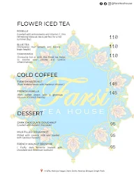 Farsi Tea House menu 2