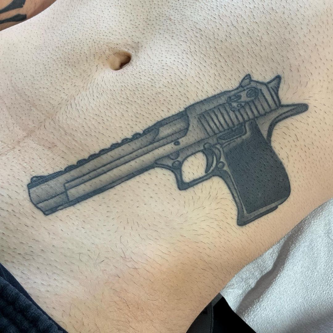 Fantastic Gun Tattoo