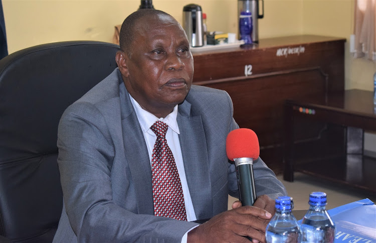 Francis Kiliku before the Kitui county assembly Appointments committee on March 9, 2020.