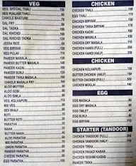 Uttam Da Dhaba menu 2