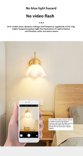 Title 11, Bedroom Bedside Lamp Nordic Log Cream Style