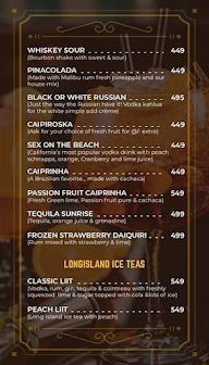 7 Studs Bar and Lounge menu 2