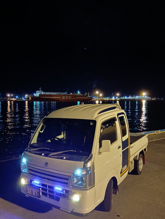キャリイトラックの相棒とデート・お風呂タイム！・冬の空と愛車に関するカスタム事例の投稿画像5枚目