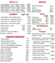 Punjabi Zaika menu 2