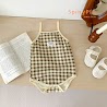 Bộ Body Cho Bé Gái Sơ Sinh 0 - 2 Tuổi 2 Dây Style Hàn Quốc Cotton Thoáng Khí Dành Cho Mùa Hè