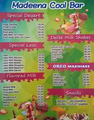 Madeena Cool Bar menu 2