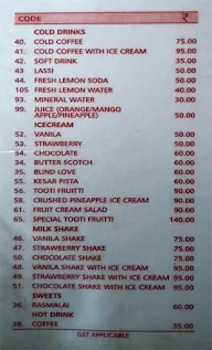 Bansi Vihar Restaurant menu 4