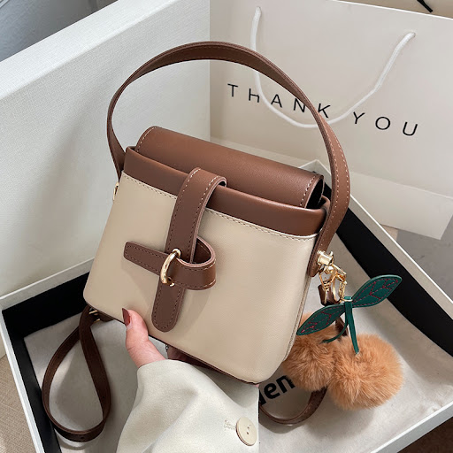 Title 3, Womens High End Small Handbag with Textured Ni...