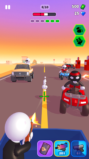 Screenshot Rage Road - Car Shooting Game