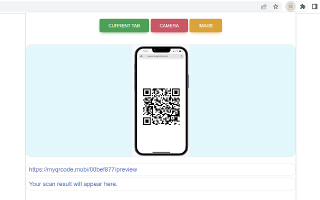 QR Code Scanner for Google Chrome™