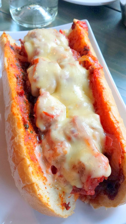 Red October meatball sub from Kachinka