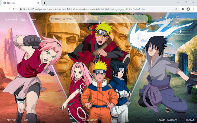 Boruto HD Wallpapers Naruto Anime New Tab