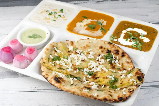 Paneer Choor Coor Naan Thali