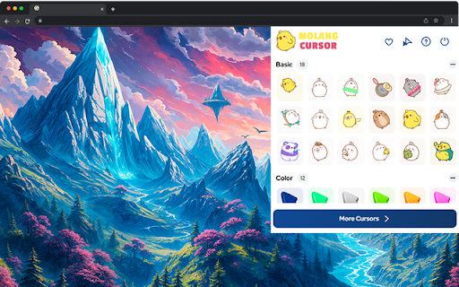 Molang Cursor - Kawaii Cursor for Chrome screenshot 2