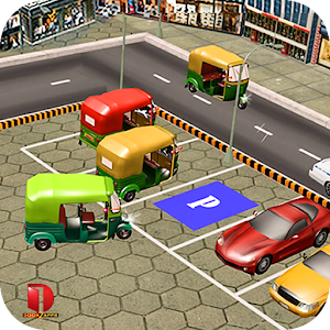 Download Tuk Tuk Auto Rickshaw Parking Games For PC Windows and Mac