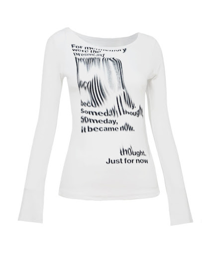 Title 2, Slimming Spice Girl Long-sleeved Off-the-should...
