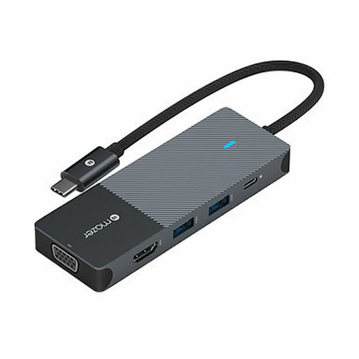 Cổng Chuyển Đổi Mazer Multimedia Pro Hub 8-in-1 USB-C (M-UC2MULTI7005-BK)