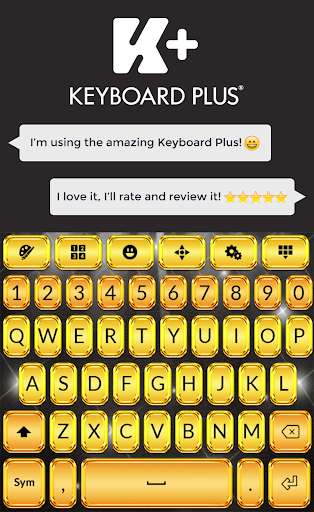 Keyboard Plus Gold Theme