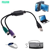 Dây Cáp Chuyển Đổi Đầu Usb Sang Cổng Ps2 Cho Bàn Phím/Chuột