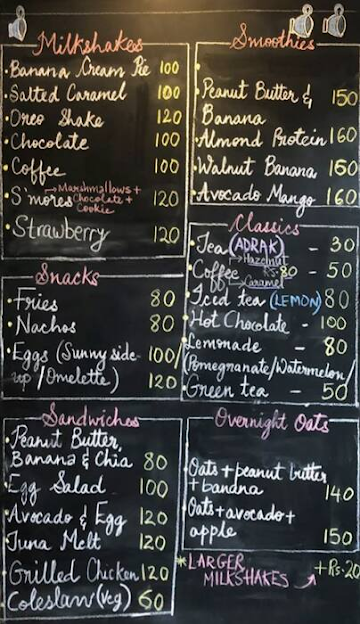 Cafe Milkyway menu 