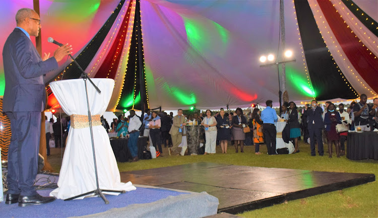 UNEP delegates dinner at Gigiri grounds