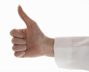 A thumbs up sign. File photo.