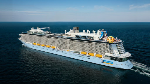 An aerial of Spectrum of the Seas. The Royal Caribbean smartship offers sailings in and around China and the Asia-Pacific region.