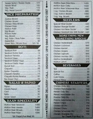 Nihal Corner menu 2